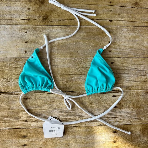 NWT Hanni My Own Muse Swim Top in Blue White - Picture 3 of 5